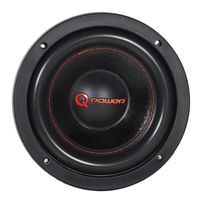 Qpower 8" Woofer Super Heavt Duty