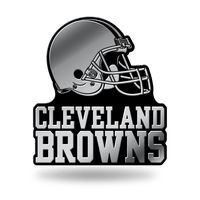 Rico Industries NFL Cleveland Browns Chrome Finished Auto Emblem 3D Sticker