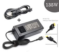 20V 6.75A 135W Ac Adapter Laptop Charger for Lenovo IBM ThinkPad Y40-70 Y50-70 T470 T470S T470P T440p T450p T460p T530 T540 T540p T560 W540 W541 PA-1131-72 Notebook Power Supply Cord Plug