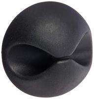 Adywe 20 Pack Desktop tough adhesive Cable Clips Holders, One Channel Cord Management System for Your Wires, Desktop Cable Organizers & Computer, Electrical, Charging or Mouse, usb cord (Black)