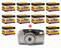 10 Rolls Kodak + Camera - 100 Tmax TMX Film 35mm 36 exposures Black & White T Max