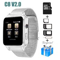 Smartwatch, Collasaro Sweatproof Smart Watch Phone with Camera and SIM Card Slot, Smart Watch for Android Samsung LG Sony HTC Oppo Smartphones