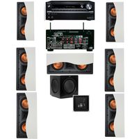 Klipsch R-5502-W II(7) In-Wall Speaker 7.1 SW-310 Onkyo TX-NR838 7.2