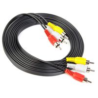 Xenocam RCA 5FT Audio/Video Composite Cable DVD/VCR/SAT Yellow/White/red connectors 3 Male to 3 Male (5ft 3 Male to 3 Male)