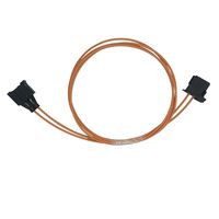 Kweiny MOST Car Fiber Optic Extension Cable for Benz BMW VW Audi Porsche (Length 1m Male To Female)