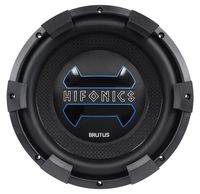 Hifonics BRX12D4 Brutus 12 Inch Subwoofer, Dual 4 Ohms, 900W Max Power, 450W RMS, Multi Layer Voice Coil, Blue Illuminated Rim, Hard Hitting Car Audio Speaker (1 Speaker)