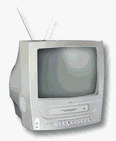 Toshiba MV13J1 13-Inch TV/VCR Combo , White