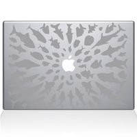The Decal Guru Think Different MacBook Decal Vinyl Sticker - 13" MacBook Pro (2015 & Older) - Silver (0147-MAC-13P-S)