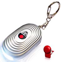 Alarm Keychain for Women - Siren Song Self Security 2 LED Device for Personal Protection