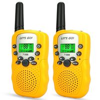 Boys Games Age 3-12, DIMY Walkie Talkies for Kids Toys for 3-12 Year Old Boys Girls 3-12 Year Old Girl Gifts Christmas New Xmas Stocking Stuffers Fillers Gifts for Boys Girls Kids Yellow DJ83