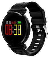 Montreit Activity Tracker Watch Waterproof with Pedometer, Heart Rate Monitor, Sleep Monitor and Call Reminder Functions for Android & iOS Smart Watch (Black)