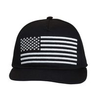 Knuckleheads Clothing Baby Boy Infant Trucker Sun Hat Toddler Mesh Baseball Cap USA Black S 48 cm 12 to 24 Months