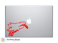 Hungry Giraffe Symbol Vinyl Car Sticker Silhouette Keypad Track Pad Decal Laptop Skin Ipad Macbook Window Truck Motorcycle