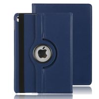 iPad Air 2 Cover Case,TechCode 360 Degrees Rotating Magnetic PU Leather with Stand Smart Case Cover for Apple iPad Air 2 9.7 inch Tablet-Blue
