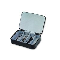 Budd Leather Men's Covered Eyeglass Dresser Caddy (542426-1)