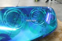 12"x36" Neo Blue Chameleon Wrap Tint Vinyl Film for Custom Headlight Color Film