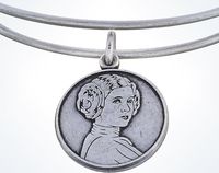 Disney Parks Star Wars Princess Leia Silver Bracelet Charm By Alex Ani New Tags