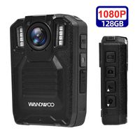 1080P Body Camera for Law Enforcement, WANDWOO Police Camera with128GB Memory for Police Law Enforcement