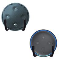 YYST Hole- Free Wall Mount Wall Holder Clip Wall Bracket Wall Stand Compatible for Echo Dot (1st Gen) Echo Dot (2nd Gen) Echo Dot (3rd Gen) -2PK - No Echo Included
