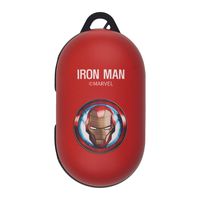 Marvel Avengers Galaxy Buds Case Protective Hard PC Shell Cover [Front LED Visible] Accessories - Symbol Iron Man