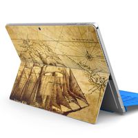 igsticker Ultra Thin Premium Protective Back Stickers Skins Universal Tablet Decal Cover for Microsoft Surface Pro 4/ Pro 2017/ Pro 6(2018 Released) 001026 Ferry　map