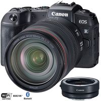 Canon 3380C012 EOS RP Mirrorless Camera with RF 24-105mm F4 L is USM Lens Bundle with Lens Mount Adapter EF-EOS R Adapts EF and EF-S Lenses to EOS R