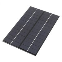 uxcell DC 12V 4.2W Rectangle Energy Saving Solar Cell Panel Module 200x130mm for Charger
