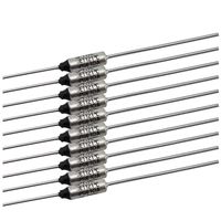TOTOT 10pcs SF119E-121 Degree Metal Thermal Cutoffs Thermal Fuse 10A 250V for Motor Transformer Electric Industrial Home Appliance
