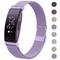 HAPAW Bands Compatible with Fitbit Inspire HR, Inspire Metal Band Accessories Stainless Steel Mesh Bracelet Women Men Wristbands Strap for Inspire & Inspire HR Fitness Tracker