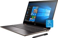 2019 HP Spectre 2-in-1 15.6" 4K UHD Touch-Screen Laptop- GEM Cut, Quad-core Intel i7, 16GB DDR4, 2TB PCI-e SSD, NVIDIA 2GB MX150, Thunderbolt, Bang & Olufsen Audio, Stylus, Windows 10, Dark Ash Silver