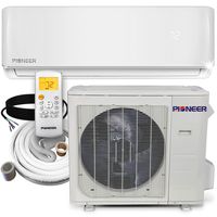 PIONEER Air Conditioner WYS036G-17 Wall Mount Ductless Inverter+ Mini Split Heat Pump, 36000 BTU-208/230 V