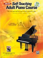 Alfred's Self-Teaching Adult Piano Course: The new, easy and fun way to teach yourself to play, Book & Online Audio