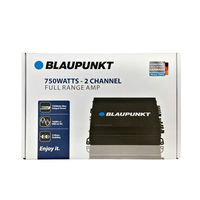 BLAUPUNKT AMP7502 750 Watts Max 2 Channel Class A/B Full Range Car Stereo Ampli
