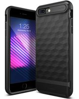 Caseology Parallax for Apple iPhone 8 Plus Case (2017) / for iPhone 7 Plus Case (2016) - Award Winning Design - Matte Black