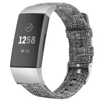 TOYOUTHS Compatible with Fitbit Charge 3 Bands Charge 3 SE Bands for Women Rose Gold Replacement Strap Sports Band Accessories Wristband for Men Small Large Compatible Fitbit Charge 3 XL, Grey, Small