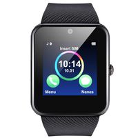 Yirind Men Women Unisex Bluetooth Smart Watch Monitor Fitness Waterproof WiFi Smart Watches for Android/iOS,Black
