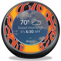 MightySkins Skin Compatible with Amazon Echo Spot - Hot Flames | Protective, Durable, and Unique Vinyl Decal Wrap Cover | Easy to Apply, Remove, and Change Styles | Made in The USA