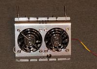 Deluxe RV Refrigerator Evaporator Fan w/Grill