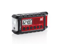 Midland ER300 Emergency Solar Hand Crank AM FM Digital NOAA Weather Radio with Cree LED Flashlight and USB Charger Output
