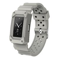 WISHTA Replacement Sports Bands for Fitbit Charge 2,Classic Rugged Accessories Wristband for Fitbit Charge 2 HR（NO Tracker） (Gray)