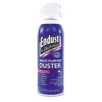 Endust 10oz Multi-Purpose Duster with Bitterant - for Desktop Computer, Copier, Printer, Notebook, Keyboard, Display Screen, Gaming Console - 10 fl oz - 1 Each