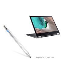 Acer Chromebook 13 (CB713) Stylus Pen, BoxWave [AccuPoint Active Stylus] Electronic Stylus with Ultra Fine Tip for Acer Chromebook 13 (CB713) - Metallic Silver