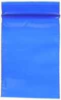 Bauxko 2" x 3" Reclosable Poly Bags, Blue, Case of 1000 (xPB3525BL-Case)