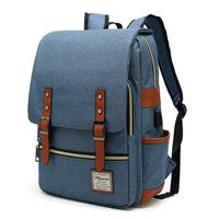 MANCIO Slim Laptop Backpack For women,Man with USB Charging Port For Travel, College,School. Fits up to 15.6Inch Macbook in Blue