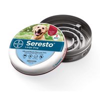 Seresto Flea and Tick Collar for Dogs, 8-Month Tick and Flea Control for Dogs Over 18 lbs