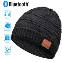 Bluetooth Hat Beanie, Mens Gifts, Music Hat with Wireless Bluetooth V5.0 Winter Hat Built-in HD Stereo Speakers & Microphone with Rechargeable USB Mens Gift for Outdoor Sports