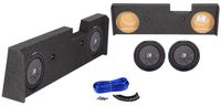 (2) Kicker 10" Subwoofers + Sub Box for 2014-Up GMC/Chevy Sierra/Silverado