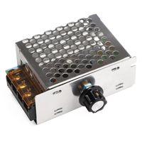 Motor Speed Controller, DROK Motor Control Board AC 110V 4000W Adjustable Voltage Regulator SCR High Power Dimmer Controller Temperature Governor Dimming Monitor