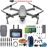 DJI Mavic 2 Zoom Drone Quadcopter with Smart Remote Controller (Built in Monitor) 24-48mm Optical Zoom Camera Bundle Kit with Must Have Accessories