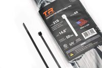 TR Industrial Contractor Series UV Cable Ties (100-Piece), 14.6", Type 21S, Made in USA